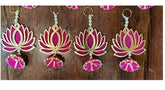 Lotus Hangings for Decoration Floral Wall Hangings for Temple,Diwali Decor Hanging,Diwali Gift Decor,Wedding and All Festival Decor